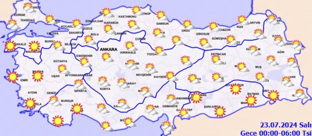 Bunaltıcı sıcaklar devam ediyor! Meteoroloji yeni raporu paylaştı! 4